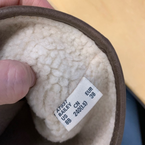 COACH BAILEY Ladies Brown Leather Mid Calf Boots Sz 8B - Picture 7 of 7